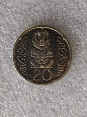 Κέρμα New Zealand 20 Cents 2006 μεταχειρισμένο, Ελισάβετ Β'