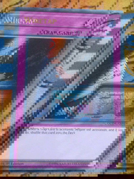3) Wiretap (Ultra Rare, Yugioh)