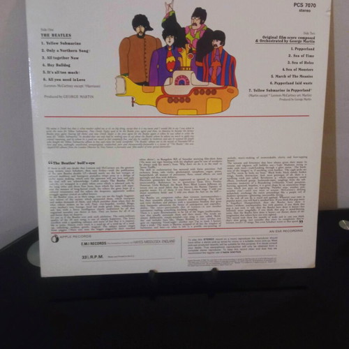 The Beatles Yellow Submarine LP vinyl 180g 2012 edition like new