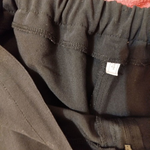 Black pants used, size 4, length 98 cm