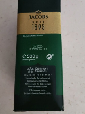 Jacobs Filter Coffee 500gr New