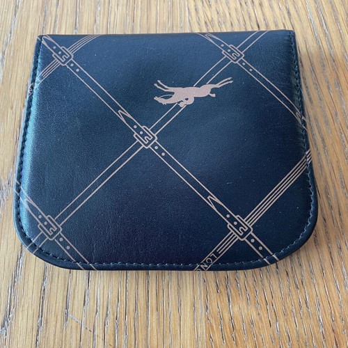 Longchamp wallet new, soft leather coin purse black and brown