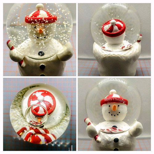 Hallmark snowman snowglobe like new