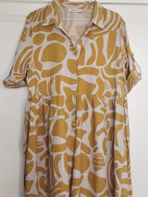 LC Waikiki summer dress size 2XL like new, beige and yellow