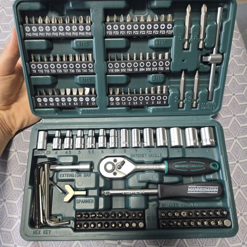 Mannesmann Bit and Ratchet Set New, High-Quality Steel