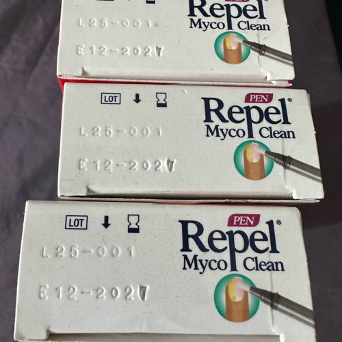 Repel Mycoclean Nail Fungus Elimination Pen New, pack of 3