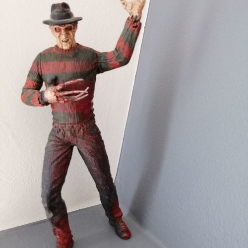 Freddy Krueger figure used, 1998, 17 cm