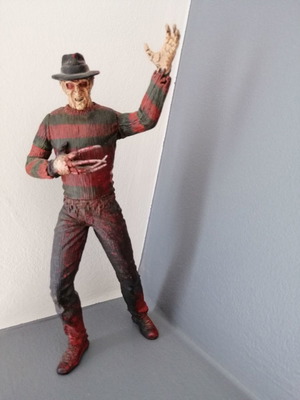 Freddy Krueger figure used, 1998, 17 cm