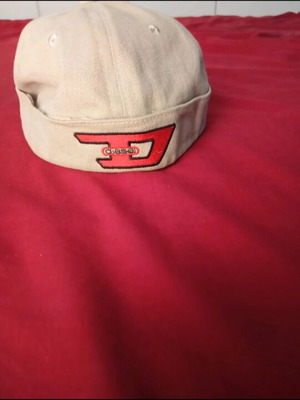 Diesel men's hat without brim, beige
