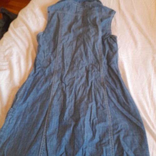 Jean dress like new, summer, blue, size L