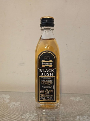 Bushmills Black Bush whisky miniature new, sealed 50ml