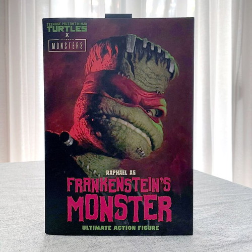 Universal Monsters x Teenage Mutant Ninja Turtles Raphael, Leonardo & Michelangelo figure set like new