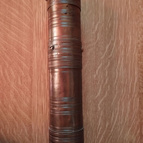 Coffee grinder used, brass, missing handle