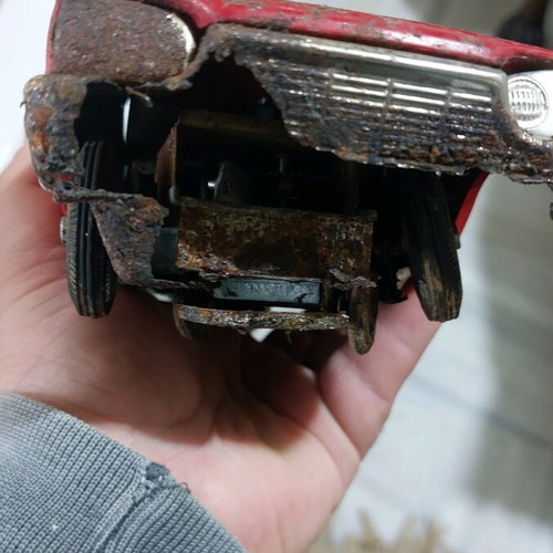 Tin cars used, pack, vintage, for parts