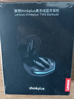 Lenovo Thinkplus Bluetooth ακουστικά νέα, μαύρα