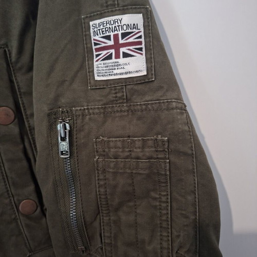 Superdry Military Parka size L like new, khaki