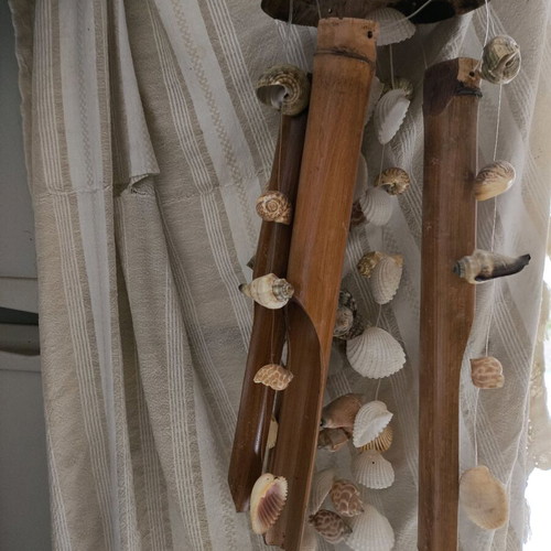 Wooden wind chimes new set of 5, various designs