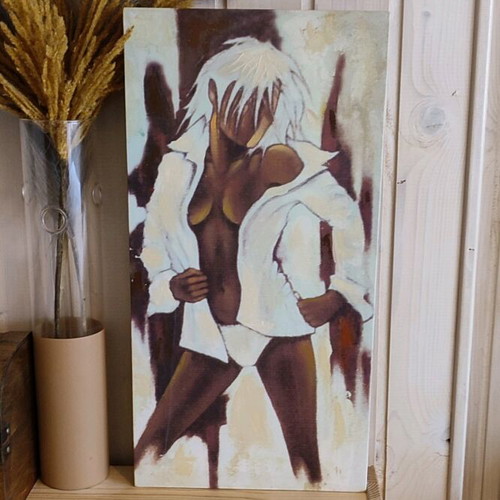 Pierre Farel Canvas Frame like new with Sensuality design