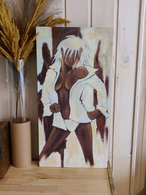 Pierre Farel Canvas Frame like new with Sensuality design