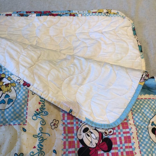 Minnie Disney quilted single bed quilt like new