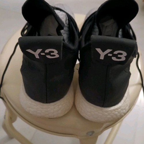 Adidas Y-3 athletic shoes like new unisex black and gray size 40