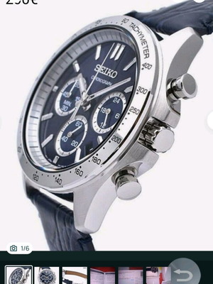 Seiko 5 new watch with box and documents