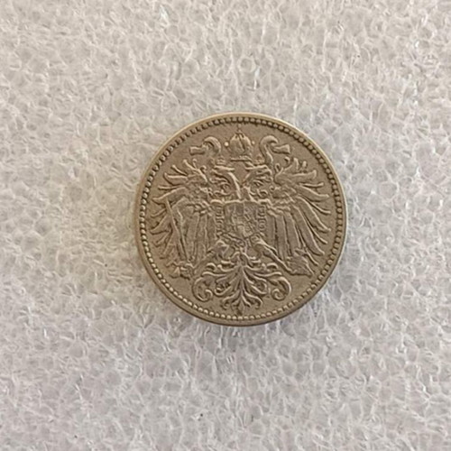 Austria 10 Heller nickel coin 1895