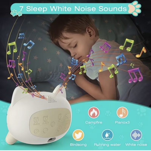 Children's digital tabletop clock-alarm new with cat design