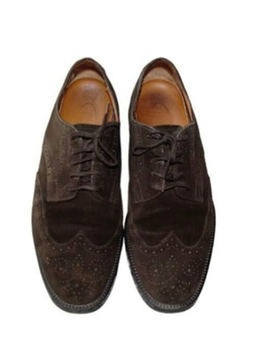 Tod's suede lace up shoes brown, like new