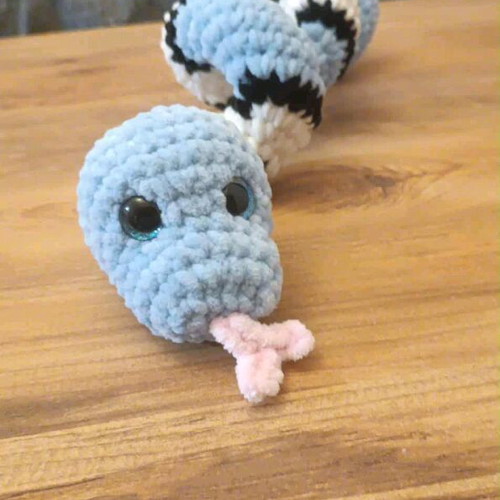 Amigurumi crochet snake handmade, new