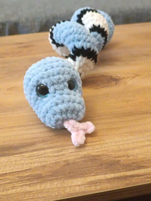 Amigurumi crochet snake handmade, new