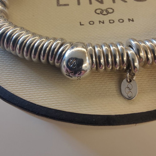 Links of London Sterling Silver Sweetie Bracelet with Heart Charm