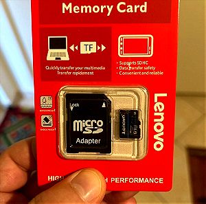 Πωλείται κάρτα μνήμης Lenovo micro sd 512GB Γνήσια σφραγισμένη
