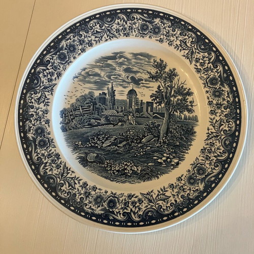 Villeroy Boch The Blue Castle Large Porcelain Platter new