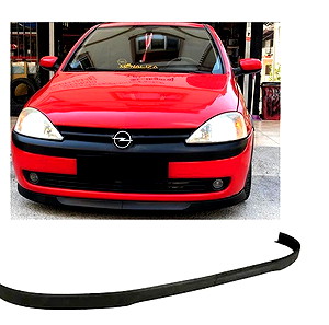 lip spoiler μαύρο πλαστικό universal