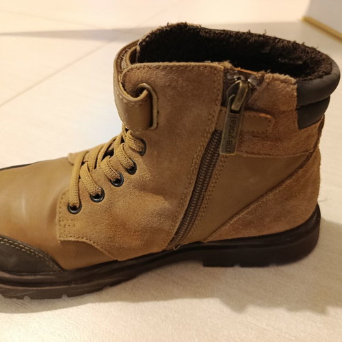 Majoral boys' boots size 36 like new, brown leather