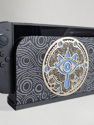 Nintendo Switch 2 dock cover with 3D embossed design