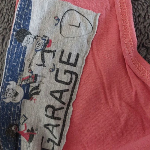 Sleeveless Garage women's top L like new, open back