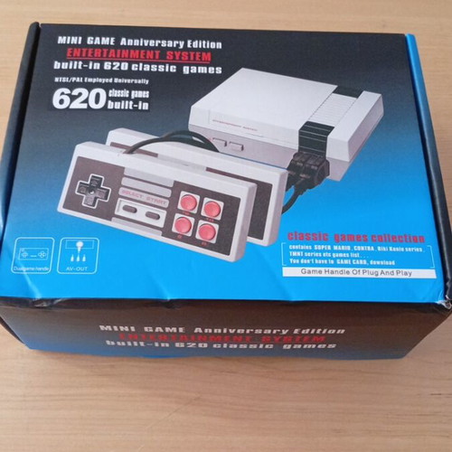 Mini Game Anniversary Edition retro console with 620 classic games