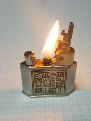 Запалка Baby-Myflam употребявана винтидж със зодиакални символи