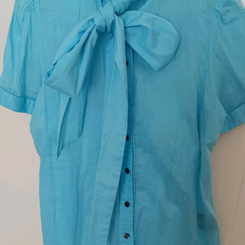 Polo Jeans cotton shirt like new, turquoise