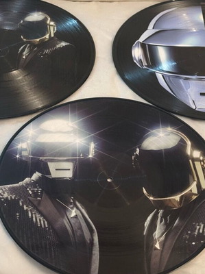 Daft Punk feat Pharrel Williams & Nile Rodgers Get Lucky 3 picture disc vinyl like new