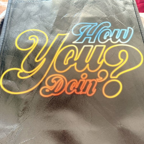 Friends Experience NYC How You Doin'? Reusable Shoulder Bag new