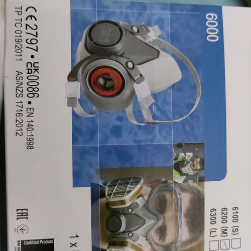 3M Half Face Mask with 6059 and 5935 P3 Filters unused
