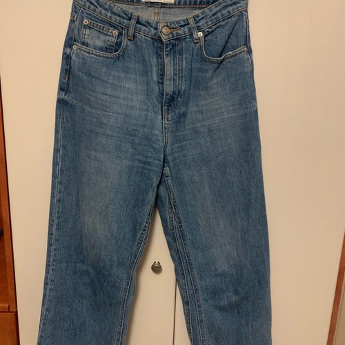 Zara crop wide leg jeans used