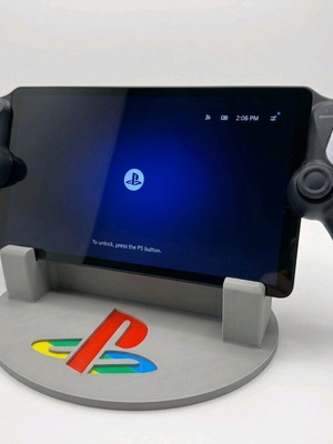 Персонализирана стойка PlayStation Portal с ретро лого нова