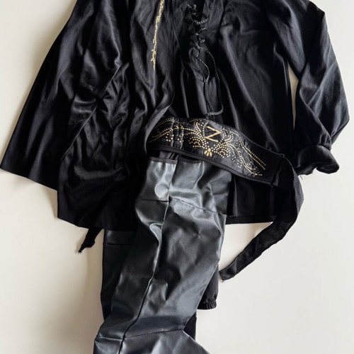 Zorro carnival costume used, size L (8-10 years)