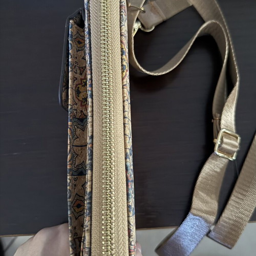 Women's crossbody bag-wallet with phone pocket new, boho ethnic design