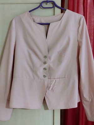 Women's spring-summer jacket pink size L like new