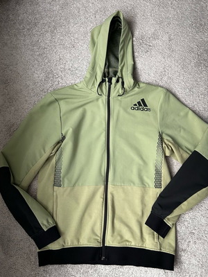 Adidas Performance Workout Hoodie μέγεθος L μεταχειρισμένο, πράσινο